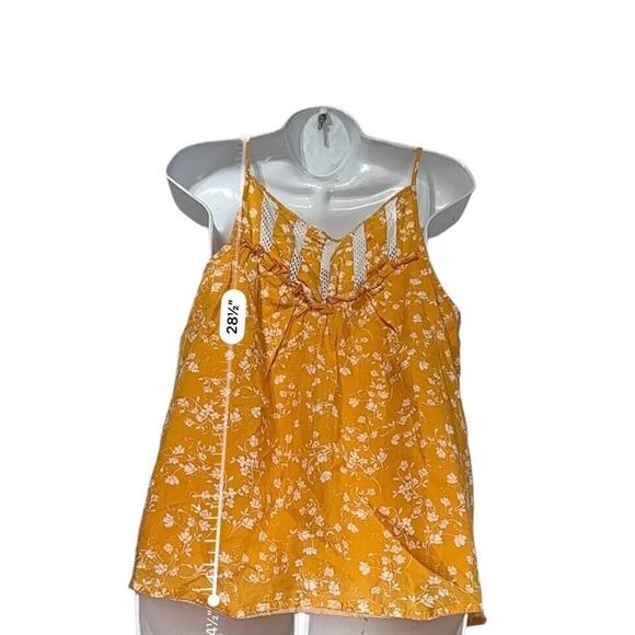 Anthropologie Maeve Martell Floral Lattice Tank Top Size M - Picture 4 of 8